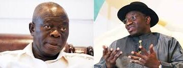 Jonathan Faults Supreme Court Verdict Which Led to Oshiomhole’s Removal as APC Chairman