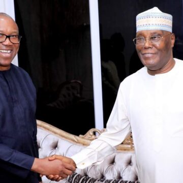 Atiku Hosts Peter Obi in Adamawa as Preparations for 2027 Elections