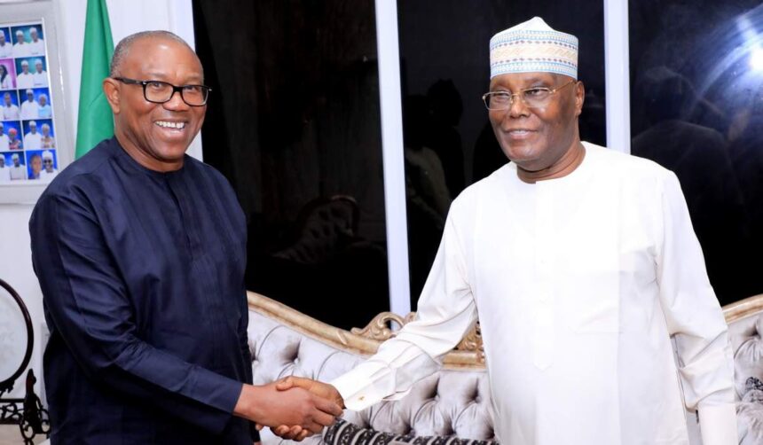 Atiku Hosts Peter Obi in Adamawa as Preparations for 2027 Elections